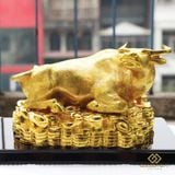 Tượng Trâu vàng Tài Lộc