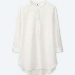 Áo sơ mi nữ cổ tròn Uniqlo - 173274