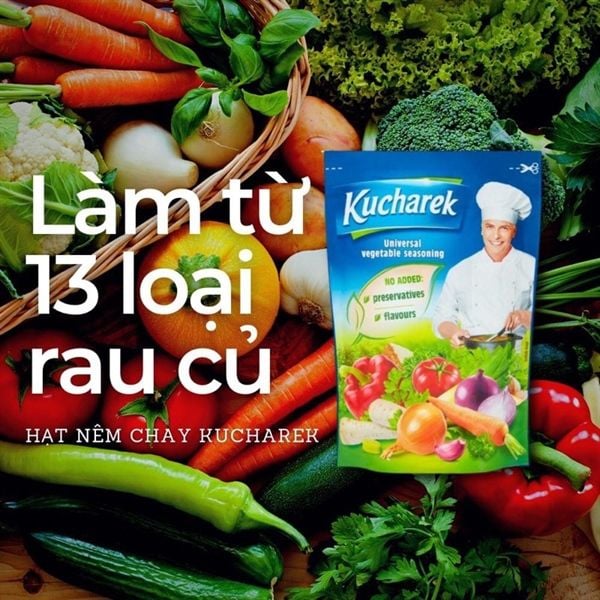 Hạt nêm rau củ hữu cơ Kucharek
