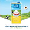 Kem sữa Whipping Oldenburger 35% béo hộp 1 lít