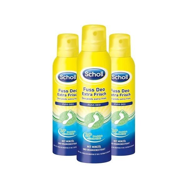 Xịt khử mùi chân Scholl Fuß Deo Spray Fresh Step Extra Frisch 150 ml