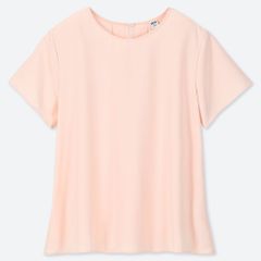 Áo sơ mi nữ cổ tròn Uniqlo - 414145