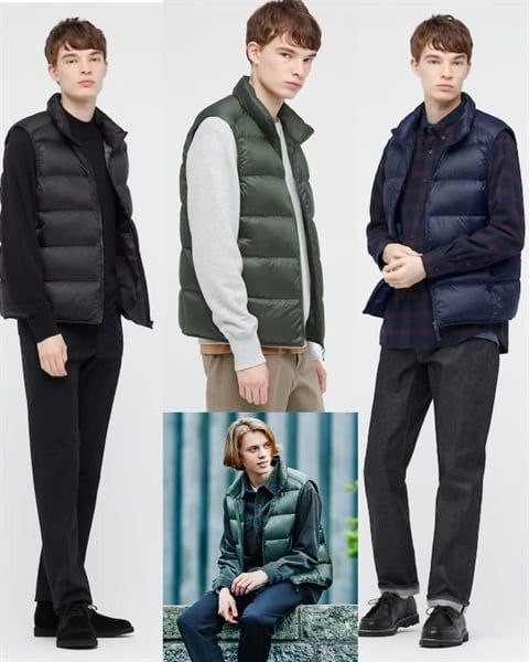 Áo gile Nam siêu nhẹ - Uniqlo 439807