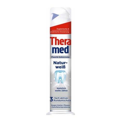 Kem đánh răng Theramed Zahncreme Spender Naturweiß