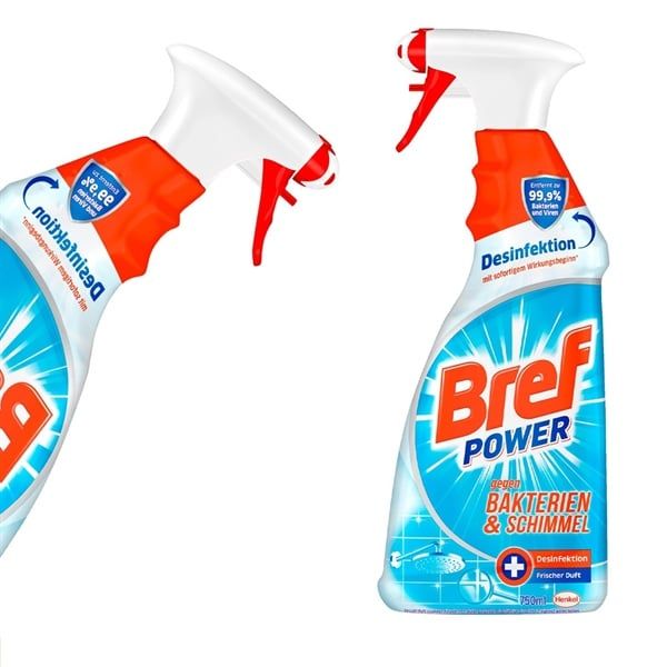 Xịt tẩy đa năng Bref Power 750 ml - tẩy nấm mốc, diệt khuẩn