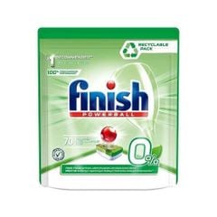 Viên rửa bát 70 viên Finish all in one max 0% Eco