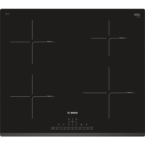 Bếp từ đa vùng nấu Bosch PIE631FB1E seria 6 - 4 vùng nấu