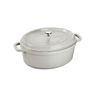 Nồi ovan Staub Cocotte White 27 cm màu trắng