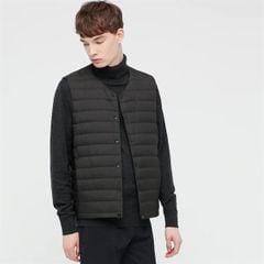 Áo gile siêu nhẹ nam Uniqlo cổ tim - 439810