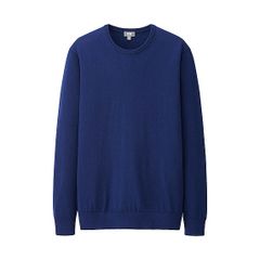 Áo len lông cừu Nam cổ tròn Uniqlo - 137022