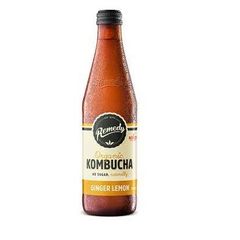 Trà Kombucha Hữu Cơ Hương Vị Gừng Và Chanh 330ml