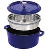 Nồi gang Staub cootte G-GY 26 cm kèm xửng hấp