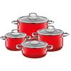 Bộ nồi Silit Passion màu đỏ