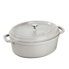 Nồi ovan Staub Cocotte White 27 cm màu trắng