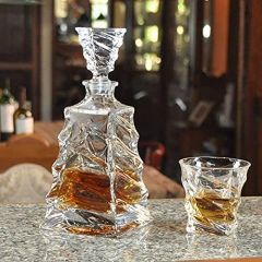 Bộ bình rượu và cốc Whisky Bohemia Casablanca, 7 món