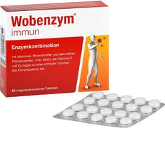 Viên uống Wobenzym Immun tăng cường miễn dịch - hỗ trợ phòng chống Covid