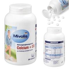 Viên uống bổ sung canxi Mivolis Calcium D3