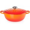 Nồi sâu lòng LeCreuset La Marmite, schwarzes Interieur, Orange màu cam