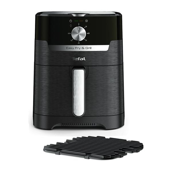 Nồi chiên không dầu kiêm nướng Tefal EY5018 Easy Fry & grill XL Classic (màu đen - cơ - 4,2L)