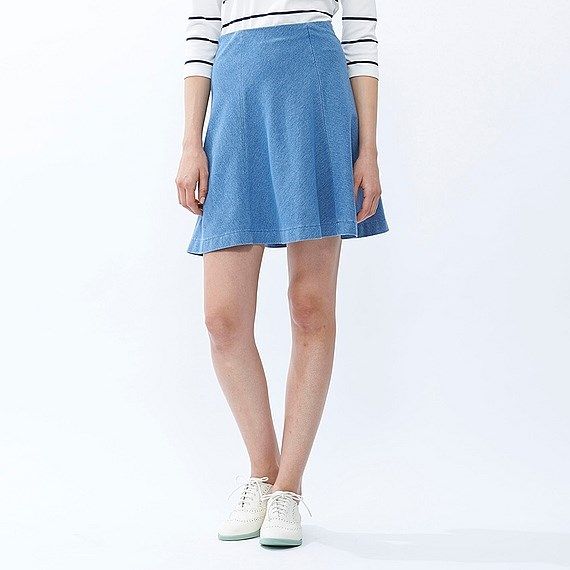 Chân váy Denim Flare Skirt Uniqlo - 144613