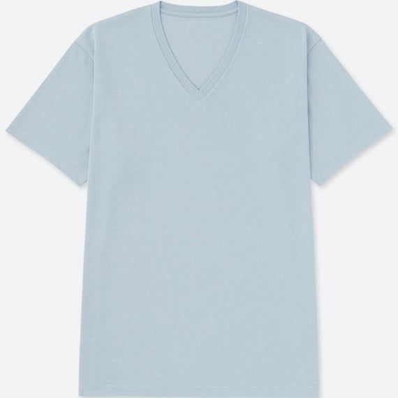 Áo phông nam cộc tay cổ tim Uniqlo - 180701