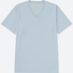 Áo phông nam cộc tay cổ tim Uniqlo - 180701