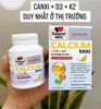 Viên nhai (ngậm) bổ sung canxi Doppelherz Calcium 1000 D3 K2 - 60 viên