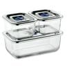 Bộ 3 hộp thủy tinh WMF TOP SERVE đựng thực phẩm