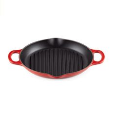 Chảo gang nướng vuông 2 tay cầm LeCreuset Grillpfanne 30cm Kirsche