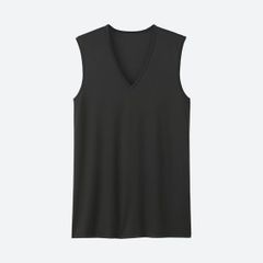 Áo làm mát nam sát nách, cổ tim AlRism Uniqlo - 182499