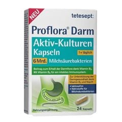 Viên uống hỗ trợ tiêu hóa Tetesept Proflora Darm Aktiv Kulturen