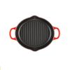 Chảo gang nướng vuông 2 tay cầm LeCreuset Grillpfanne 30cm Kirsche