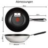 Chảo sâu lòng Tefal E79219 Jamie Oliver Induction Wokpfanne