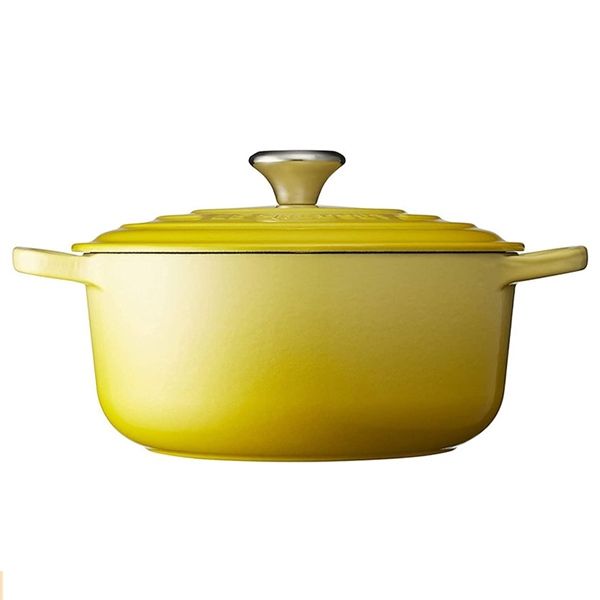 Nồi gang Le Creuset Bräter rund Evo 24cm gelb màu vàng