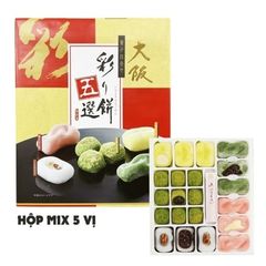 Bánh Mochi Irodori Osaka Nhật Bản, Mix 5 vị