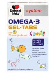 Viên nhai dầu cá Omega 3 1000mg Doppelherz Đức 60 viên