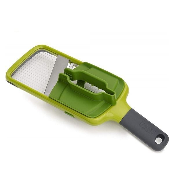 Dụng cụ cắt lát rau củ có tay giữ Joseph Joseph 20141 Multi-Grip Mandoline™  mit präzisem Lebensmittelgriff - Grün VE 4