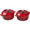 Set 2 nồi tròn Woll Iron Casserole mini 10 cm