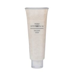 Sữa rửa mặt tẩy da chết Muji Face Soap Scrub 120g