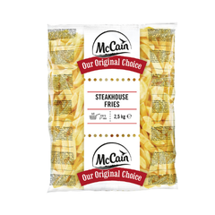 Khoai tây McCain steak fries 2.5kg