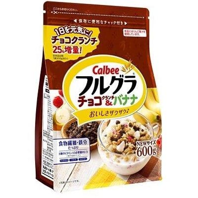 Ngũ cốc Calbee vị chuối và socola 600g