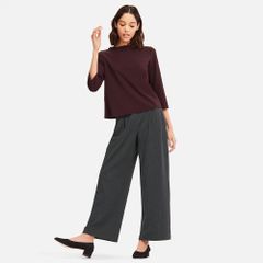 Quần ống rộng nữ dáng dài Uniqlo - 408685