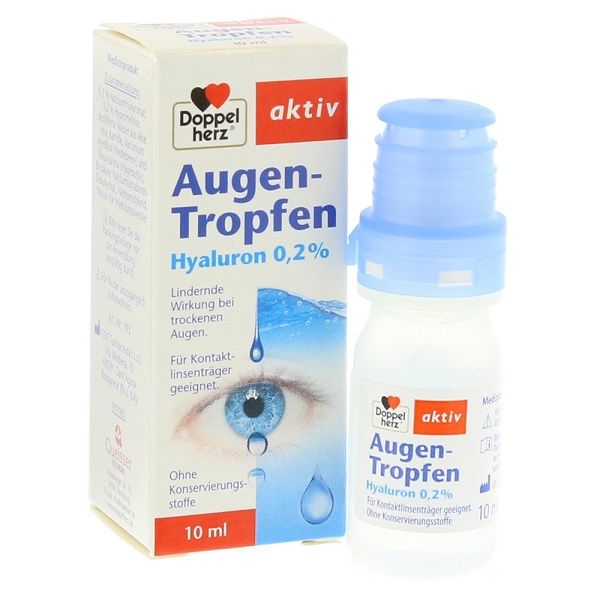 Thuốc nhỏ mắt Doppelherz Augen Tropfen - Hyaluron 0,2% - hàng Đức – Mua  hàng trực tuyến giá tốt nhất