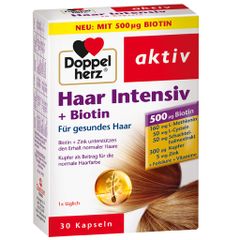 Viên uống làm khỏe và đẹp tóc Doppelherz Haar Intensive +Biotin