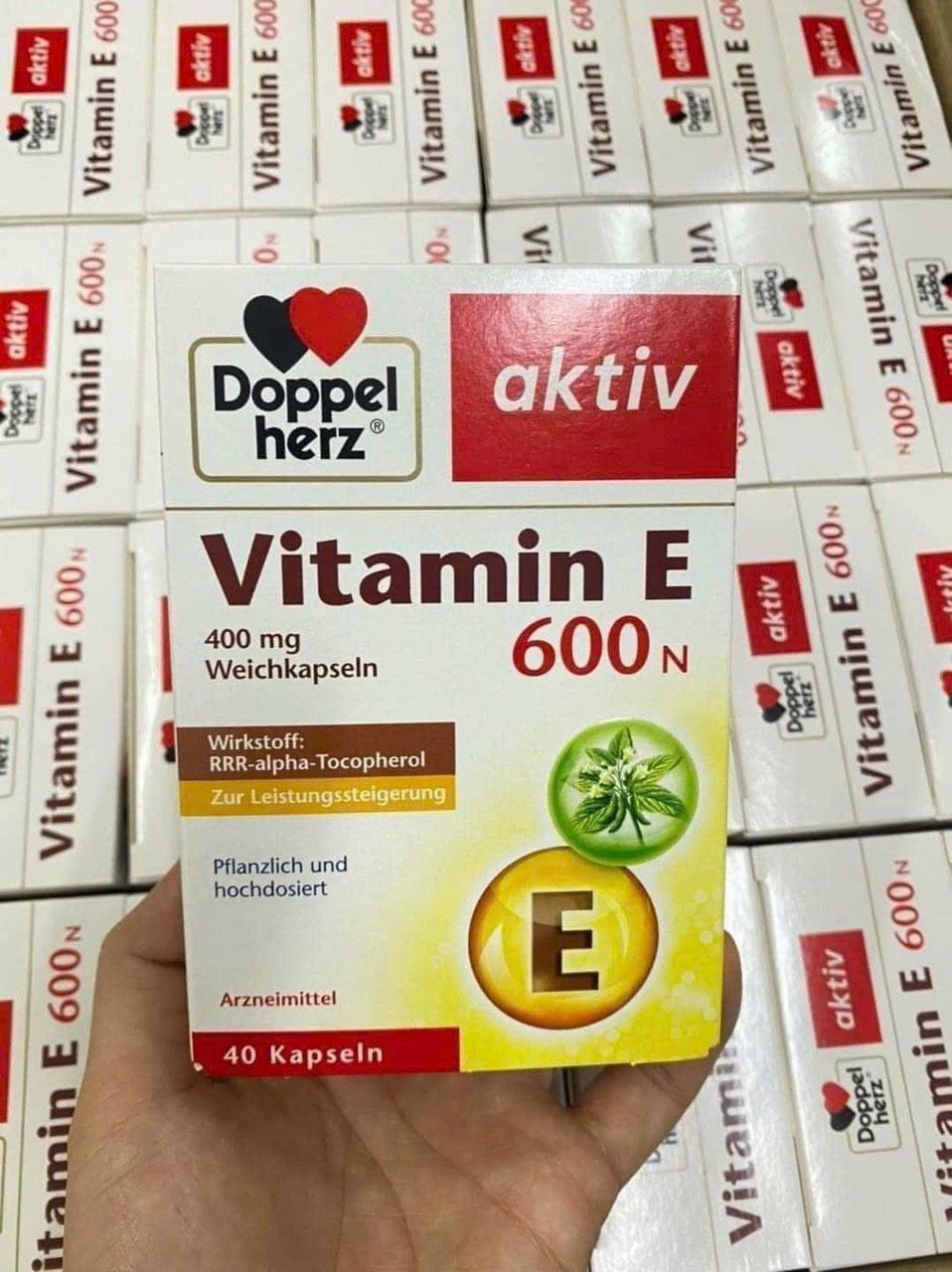 Viên uống bổ sung Vitamin E 600N Doppelherz của Đức
