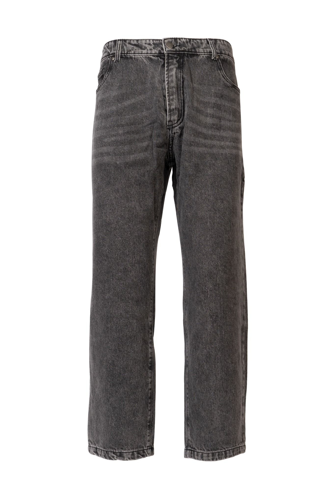  WASH GREY REGULAR TAPERED JEANS 