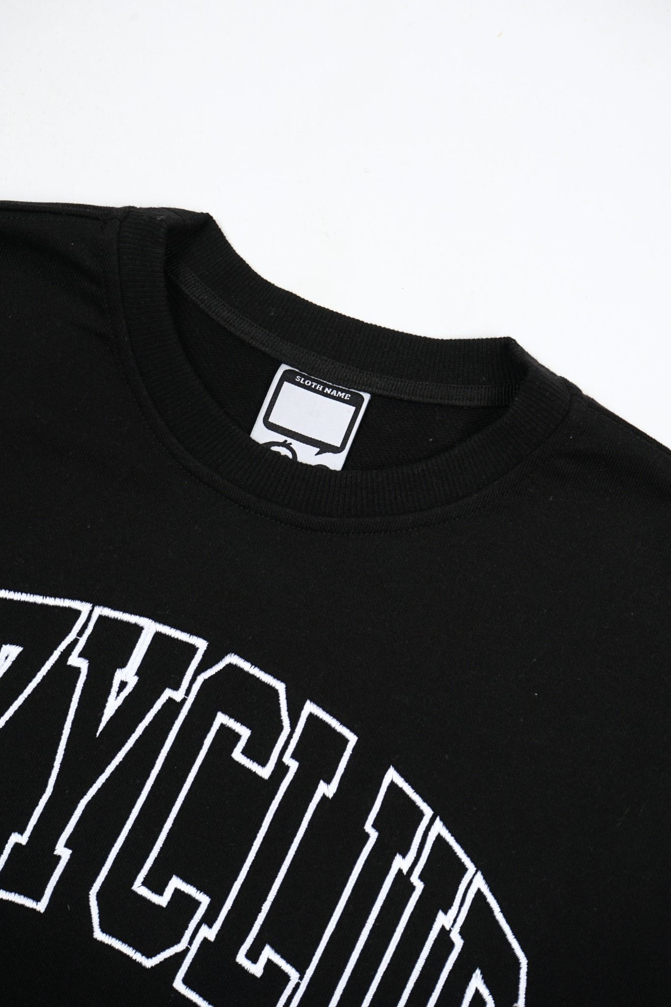  BLACK LAZY SWEATSHIRT 