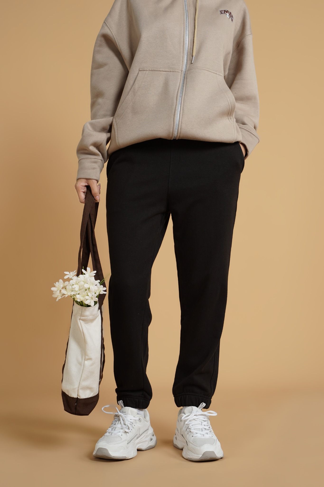  BLACK BASIC SWEATPANT 
