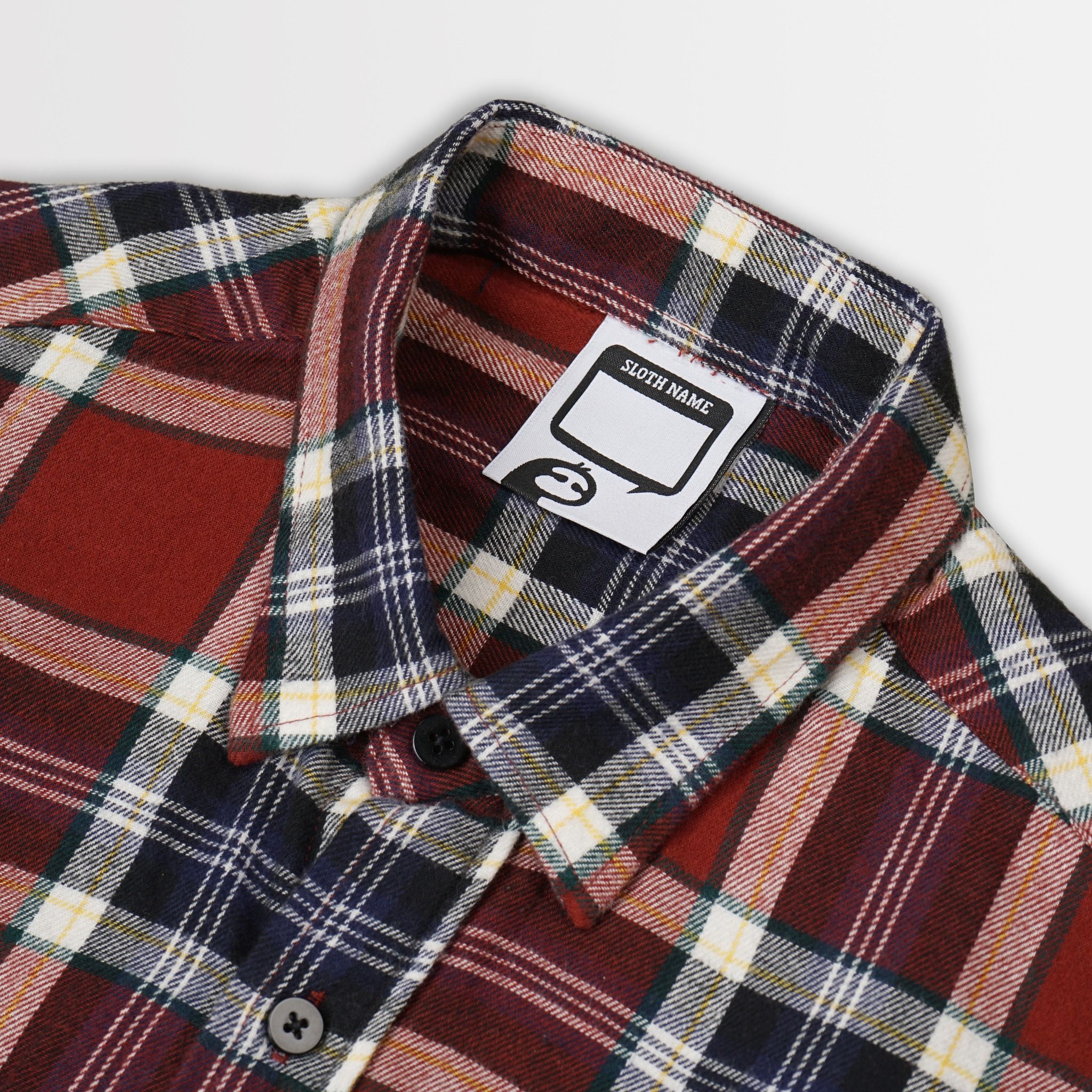  REDNAVY BLANK FLANNEL 