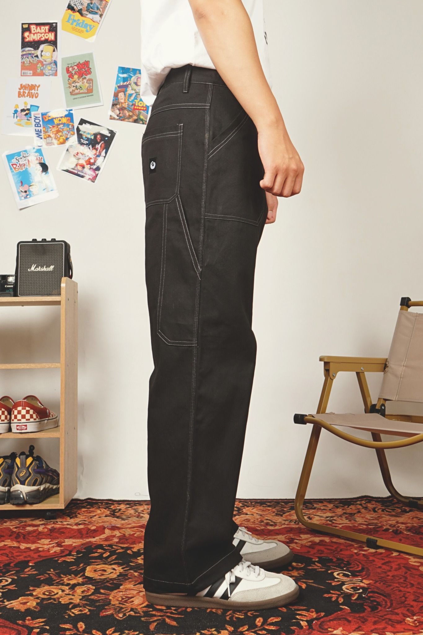 BLACK WORK PANTS V2 EMAS